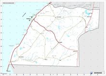 Carte Oued ed Dahab-Lagouira